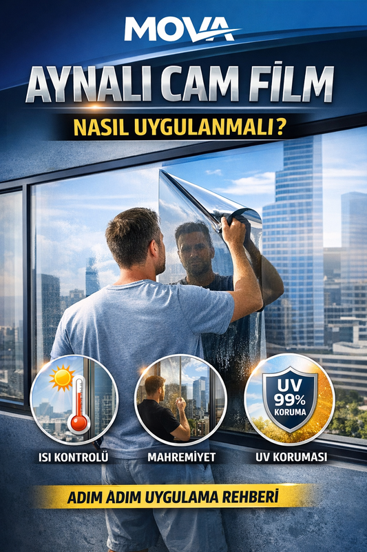 MOVA Aynalı Cam Film | Kusursuz Sonuçlar İçin Özel Dijital Kılavuz